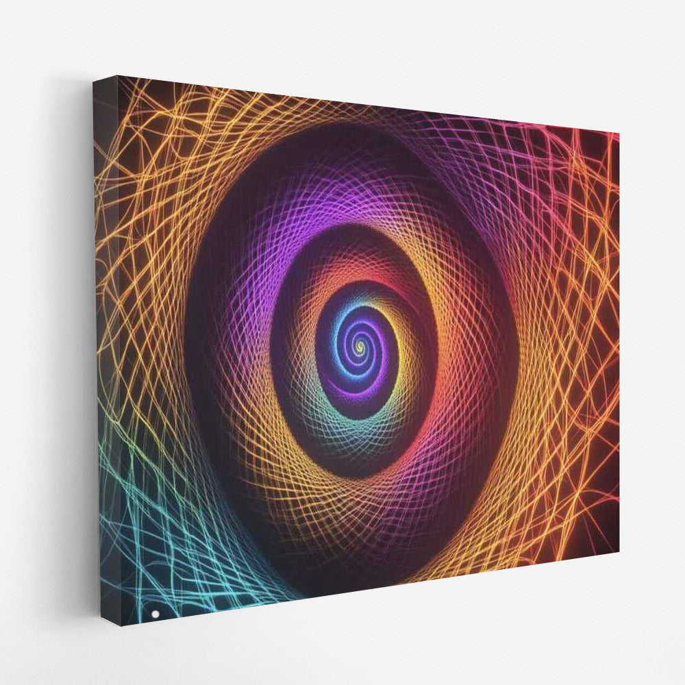 Abstract Magic: Fibonacci Spiral for Inspiration