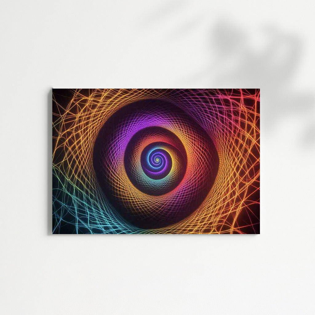 Abstract Magic: Fibonacci Spiral for Inspiration