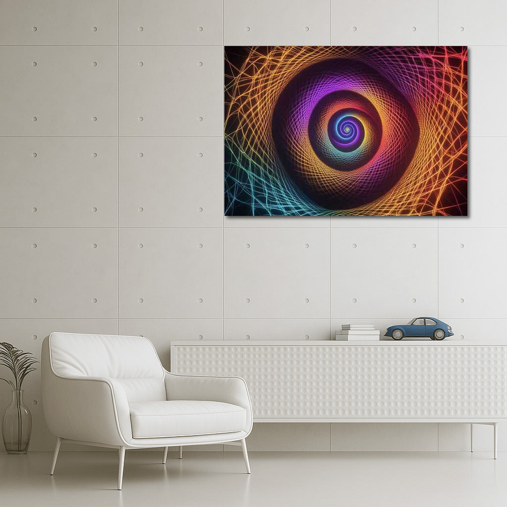 Abstract Magic: Fibonacci Spiral for Inspiration
