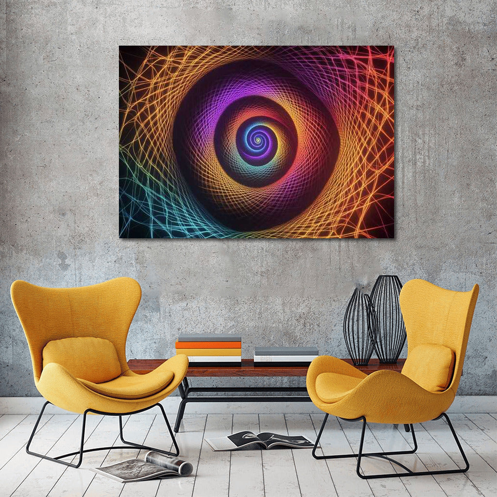 Abstract Magic: Fibonacci Spiral for Inspiration