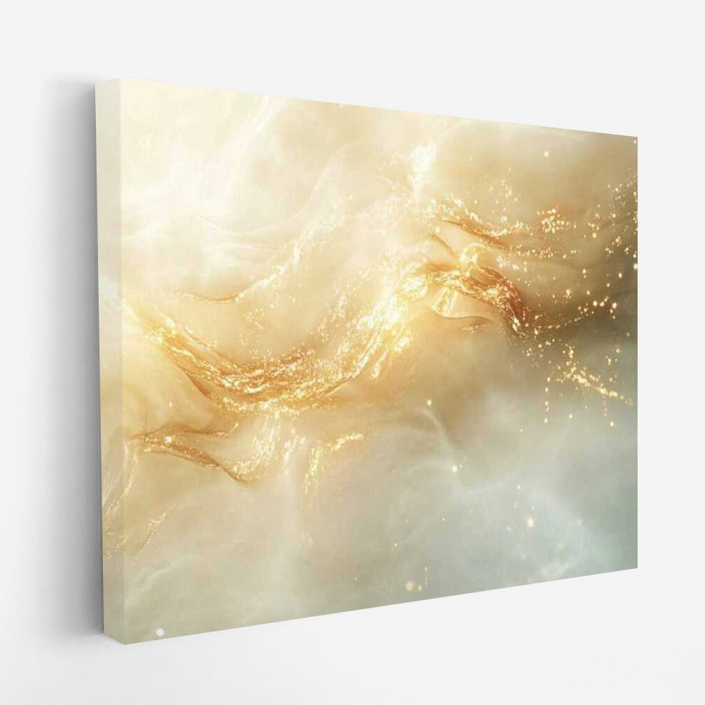 Abstract Gold: The Glow of Luxury