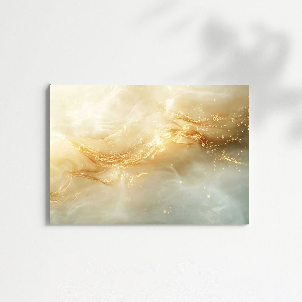 Abstract Gold: The Glow of Luxury