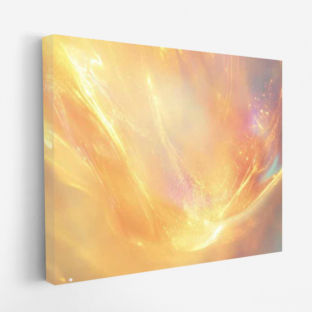 Golden Glow: Abstract Light Magic