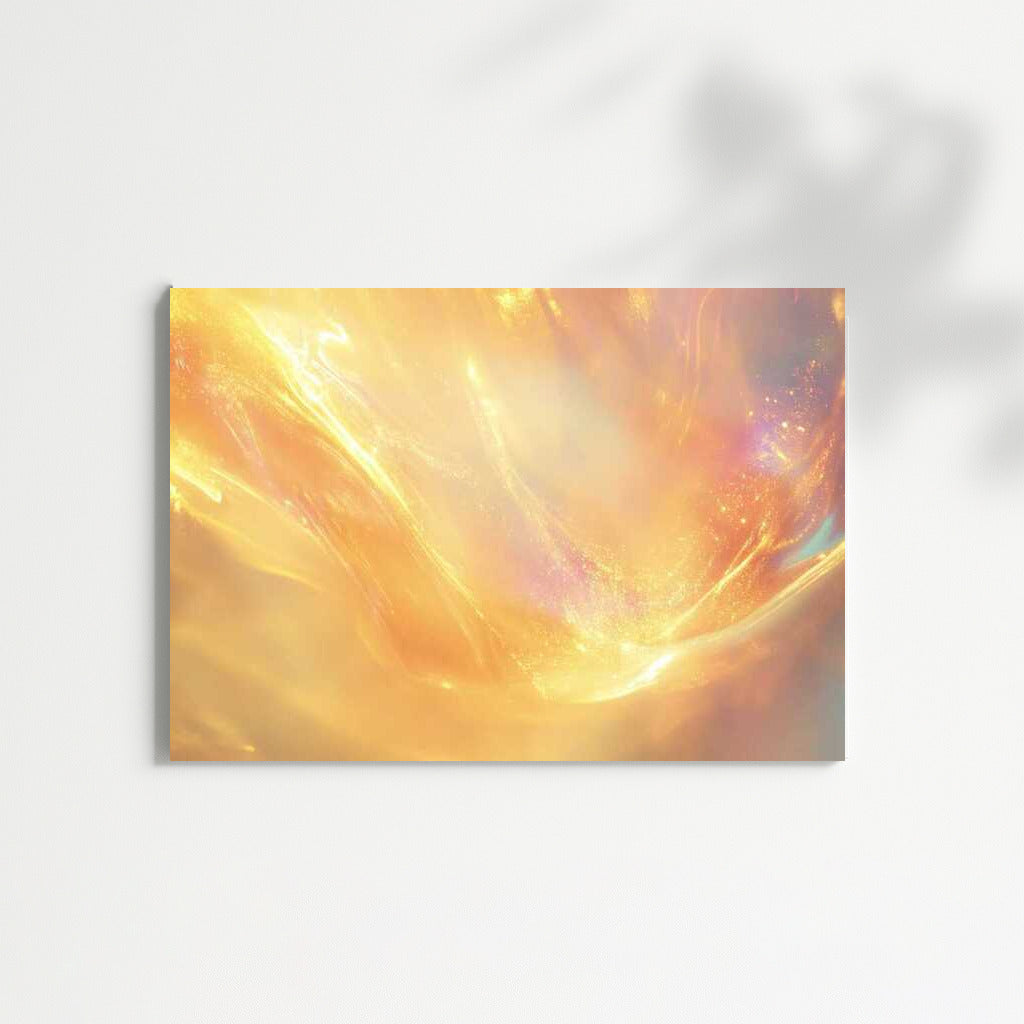 Golden Glow: Abstract Light Magic