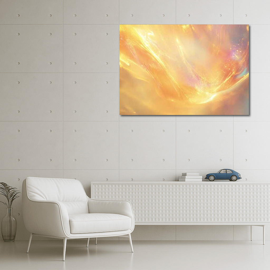 Golden Glow: Abstract Light Magic