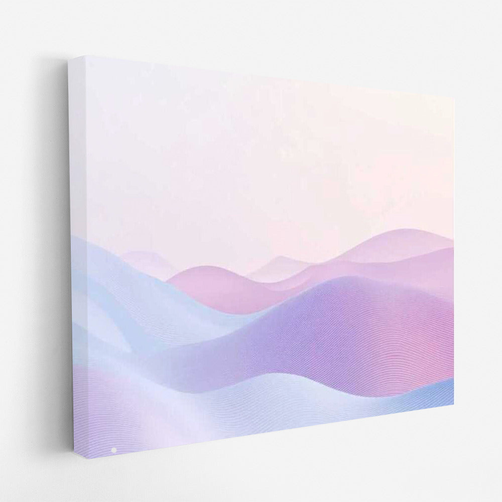Abstract Symphony of Gradients: Waves of Calm