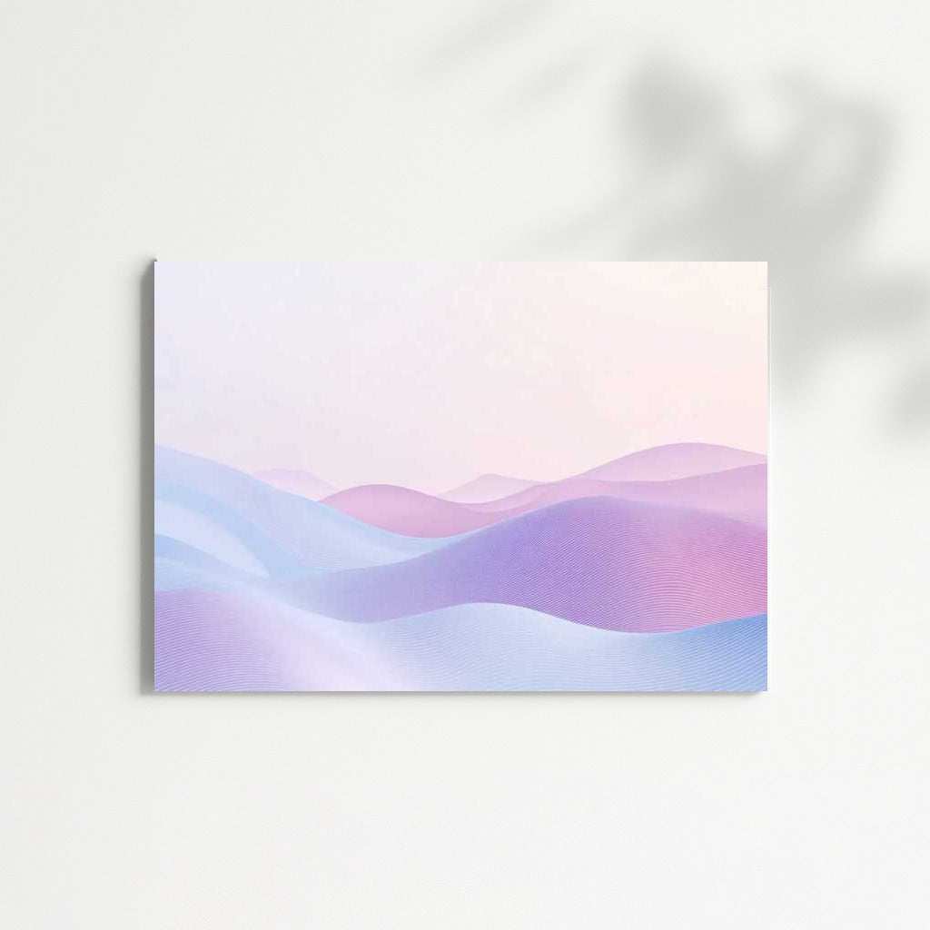Abstract Symphony of Gradients: Waves of Calm