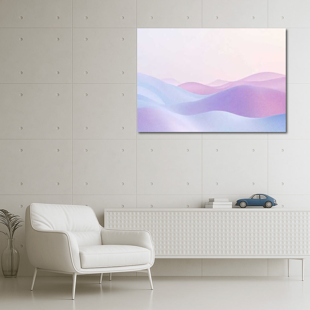 Abstract Symphony of Gradients: Waves of Calm