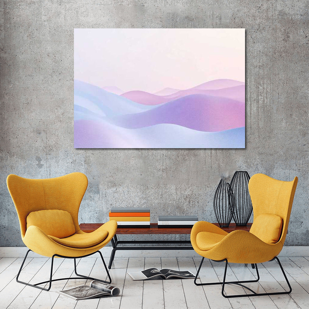 Abstract Symphony of Gradients: Waves of Calm