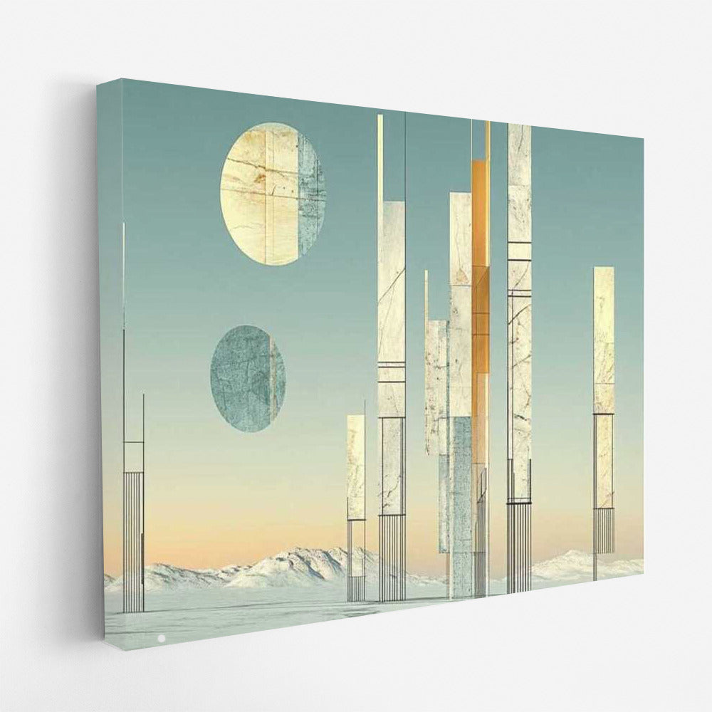 Fantasy of Abstract Columns: Exquisite World of Interior