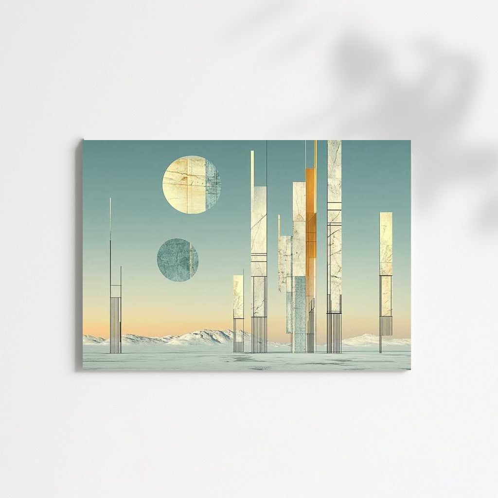 Fantasy of Abstract Columns: Exquisite World of Interior