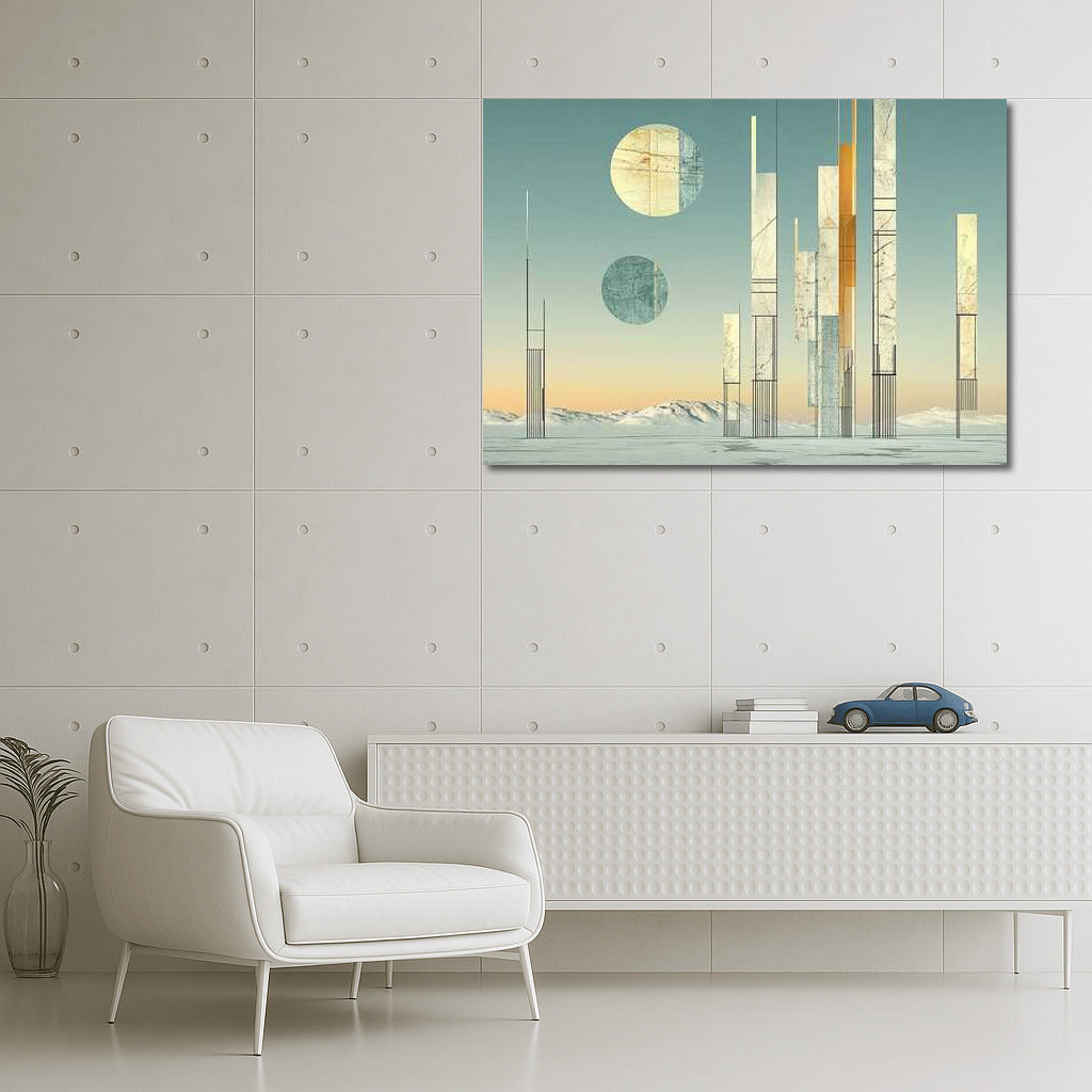 Fantasy of Abstract Columns: Exquisite World of Interior