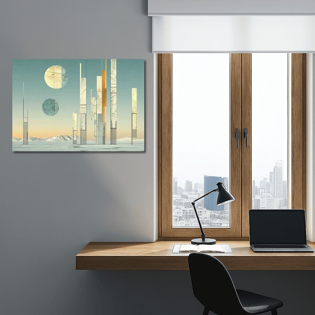 Fantasy of Abstract Columns: Exquisite World of Interior