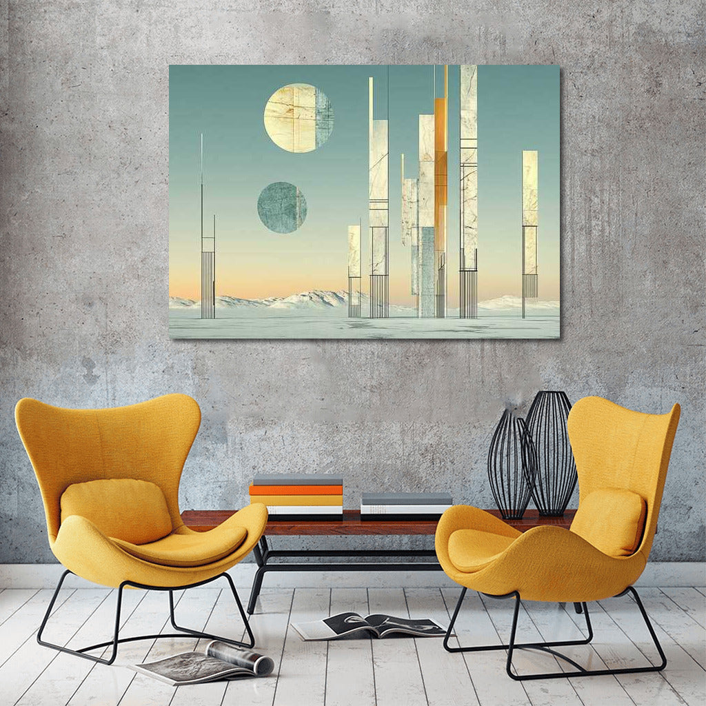 Fantasy of Abstract Columns: Exquisite World of Interior