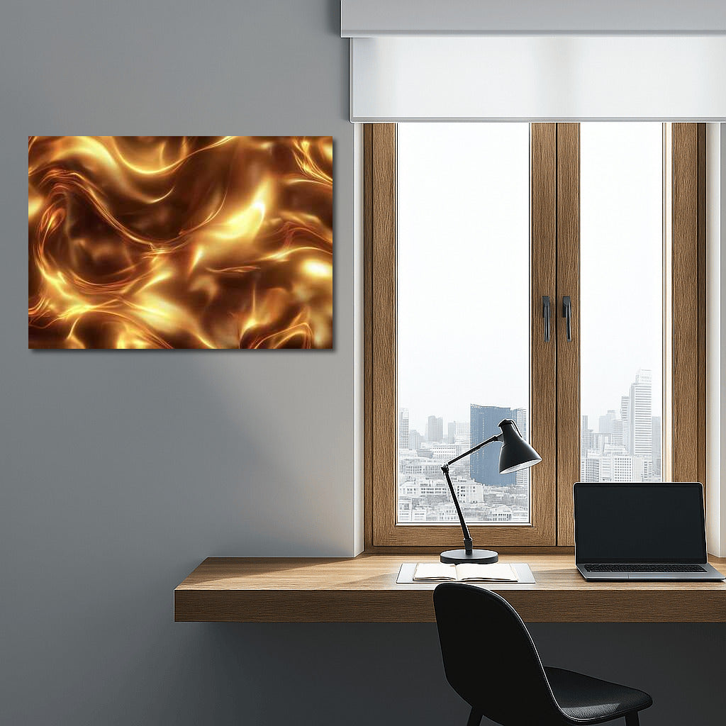 Golden Mist: Iridescent Abstraction and Mysticism