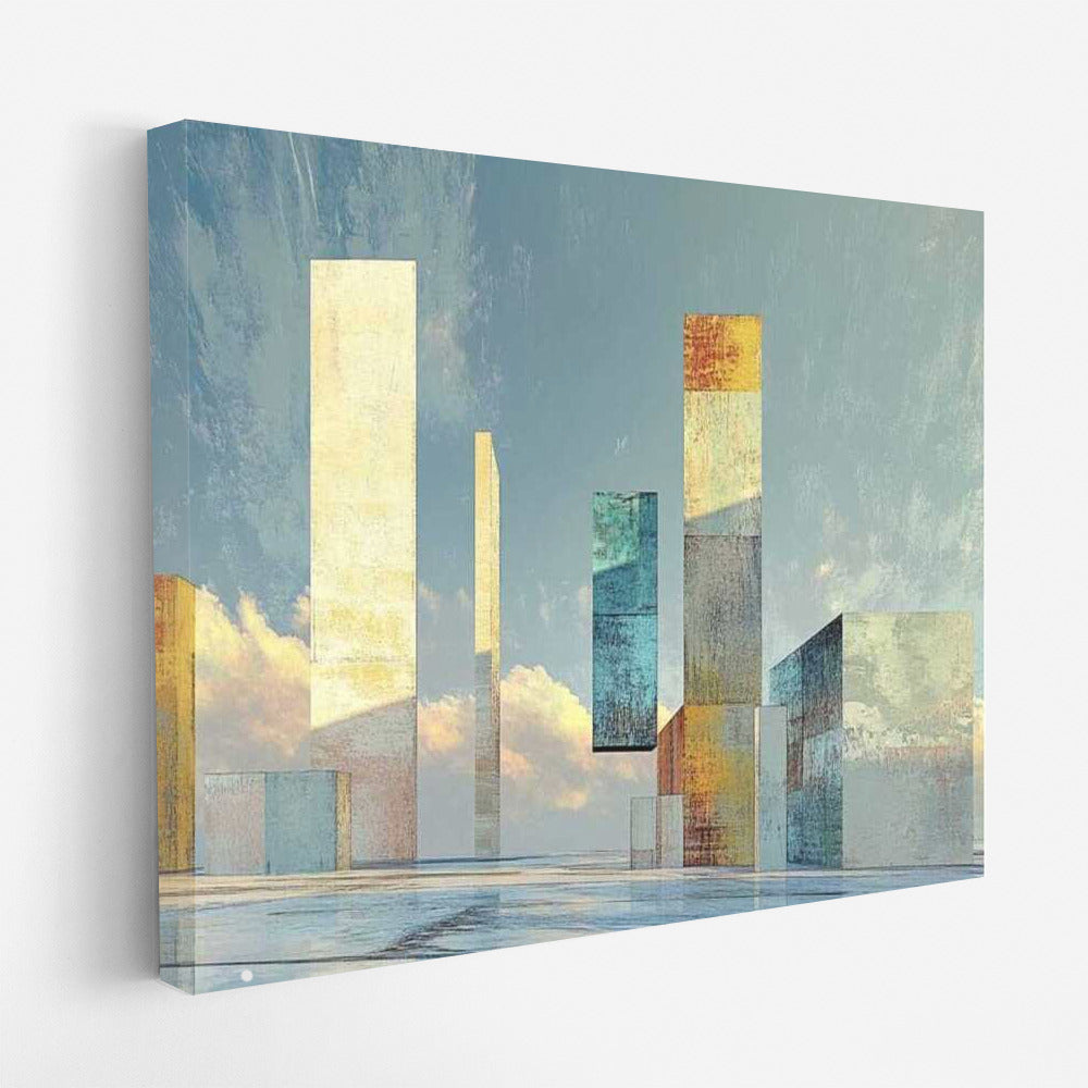 Harmony of Abstract Columns: Fantasy in Interior