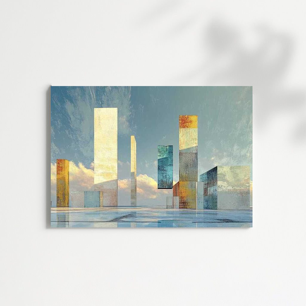 Harmony of Abstract Columns: Fantasy in Interior