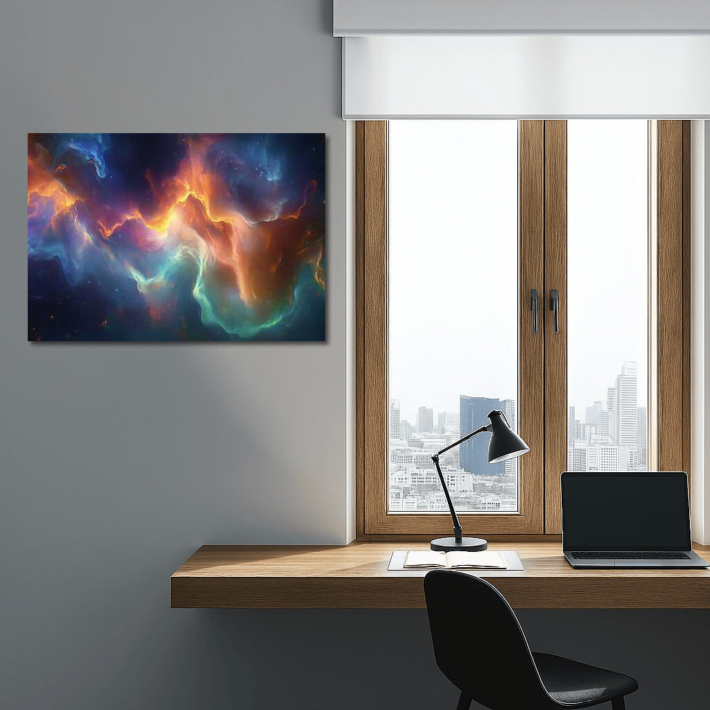 Iridescent Glow: Abstract World of Light