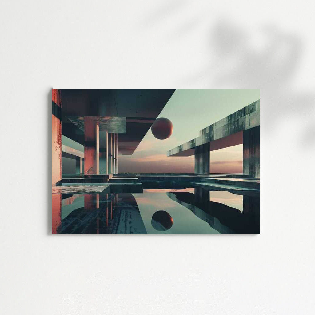 Industrial Infinity: Abstract Architectural Explosion
