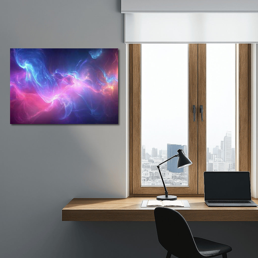 The Radiance of Iridescent Abstraction: Light Enlivening Darkness