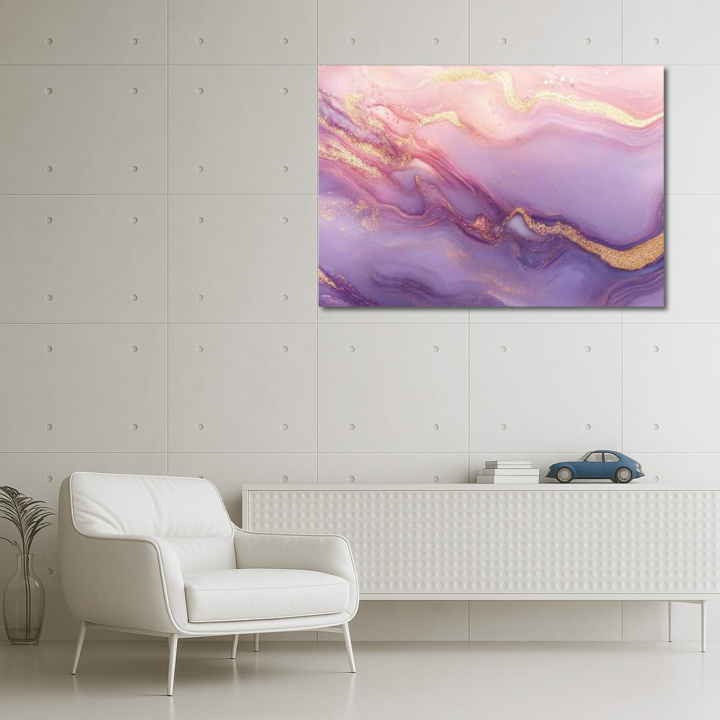 Lavender Abstract: Inspiration in Light Tones
