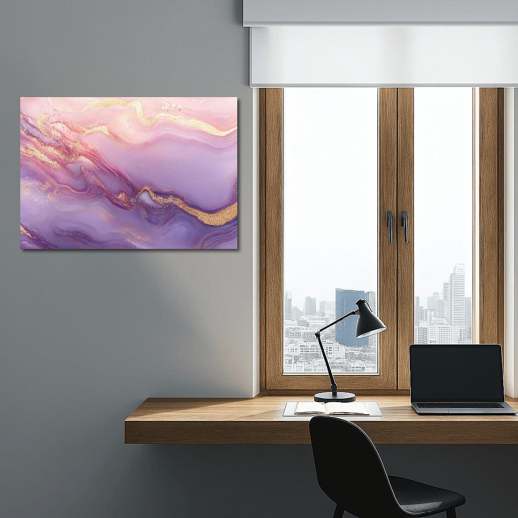 Lavender Abstract: Inspiration in Light Tones