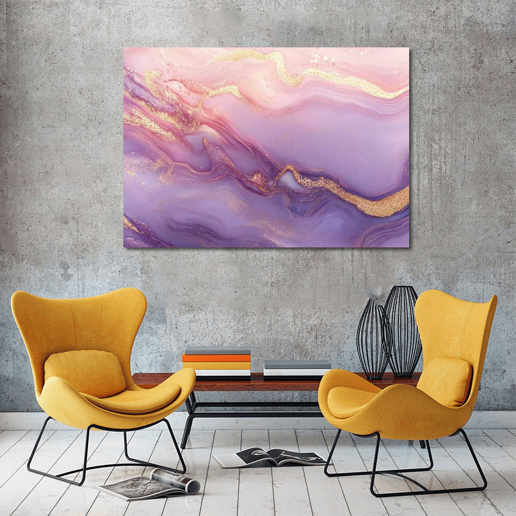 Lavender Abstract: Inspiration in Light Tones