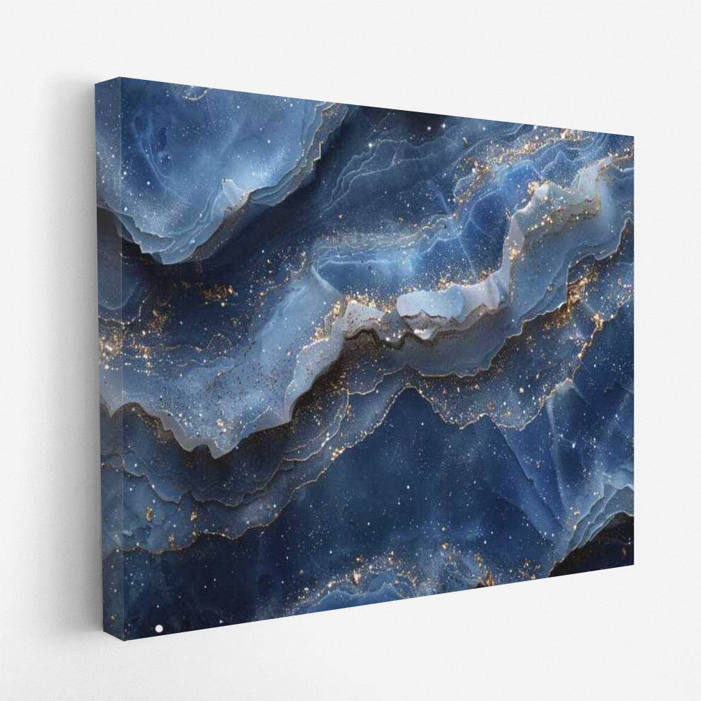 Cosmic Silence: Lazurite Abstraction