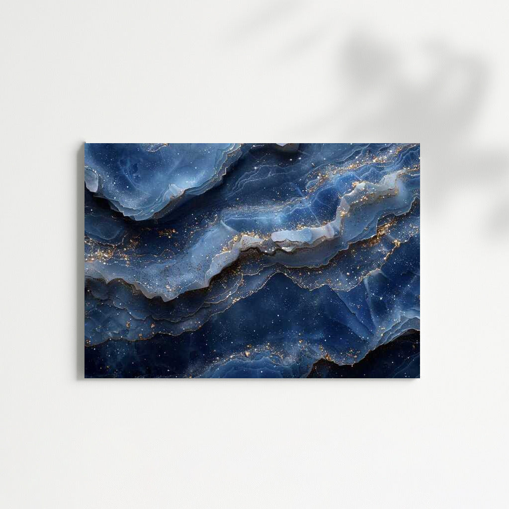 Cosmic Silence: Lazurite Abstraction