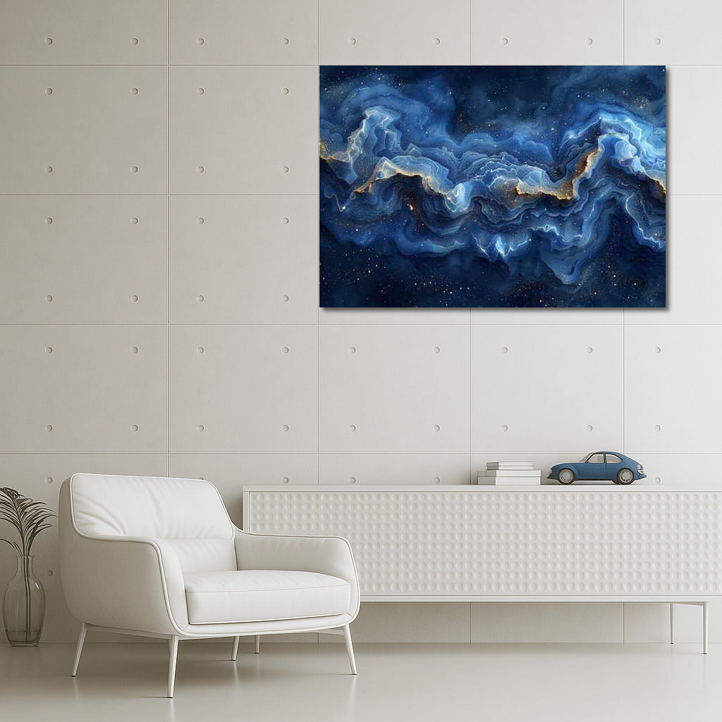 Cosmic Depth: Lazurite Abstraction