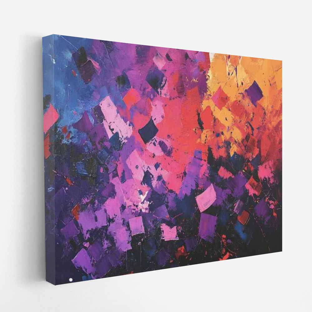 Color Symphony: Modern Abstract Explosion for Interiors