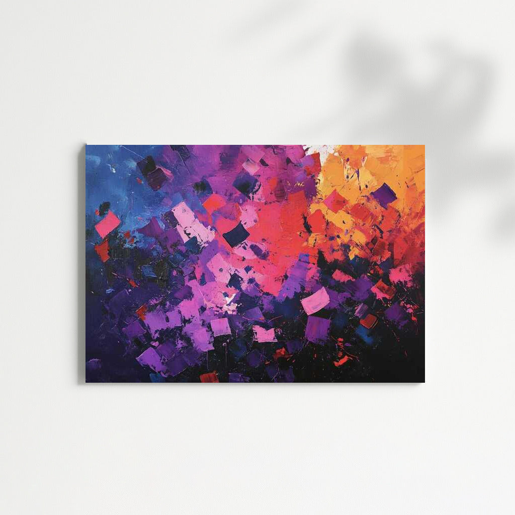 Color Symphony: Modern Abstract Explosion for Interiors