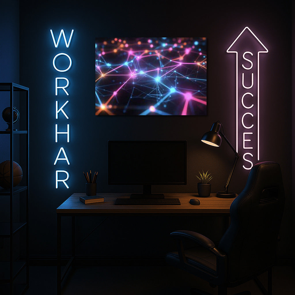 Light Network: Neon Abstraction