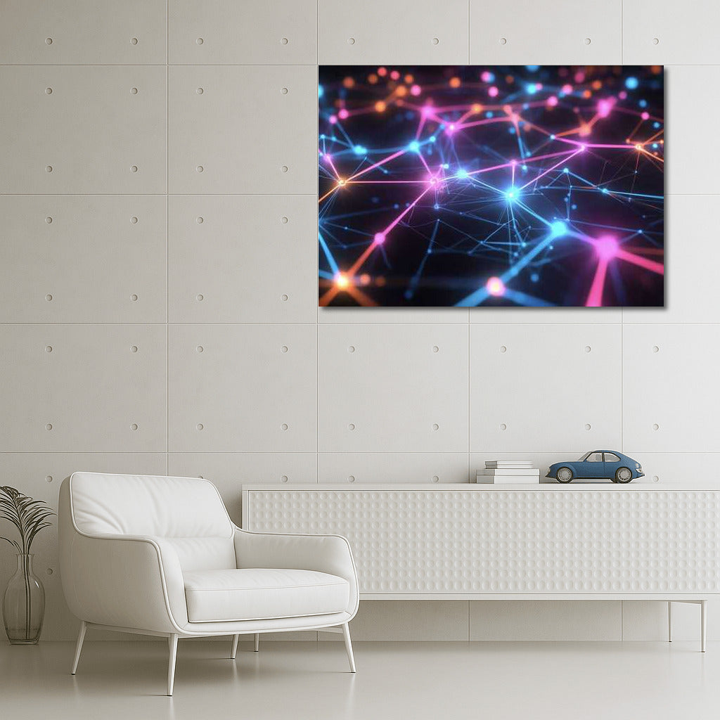 Light Network: Neon Abstraction