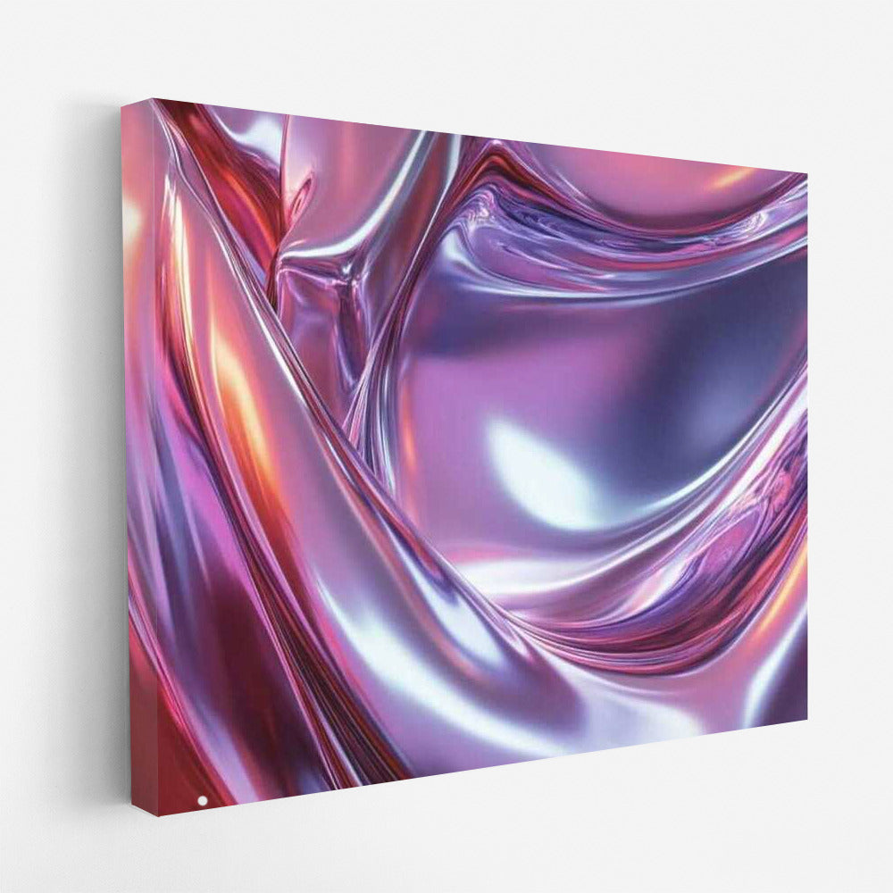 Alchemy of Red: Aluminum Abstract