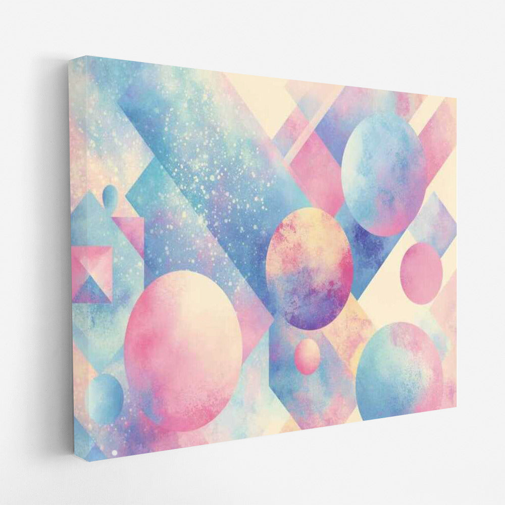 Dreamy Vortex: Vaporwave Abstract Collage