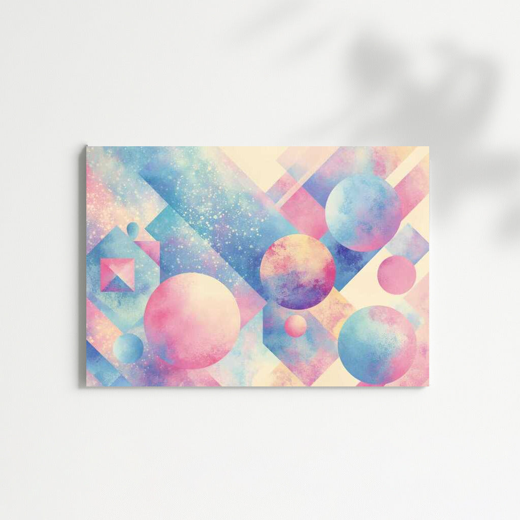 Dreamy Vortex: Vaporwave Abstract Collage