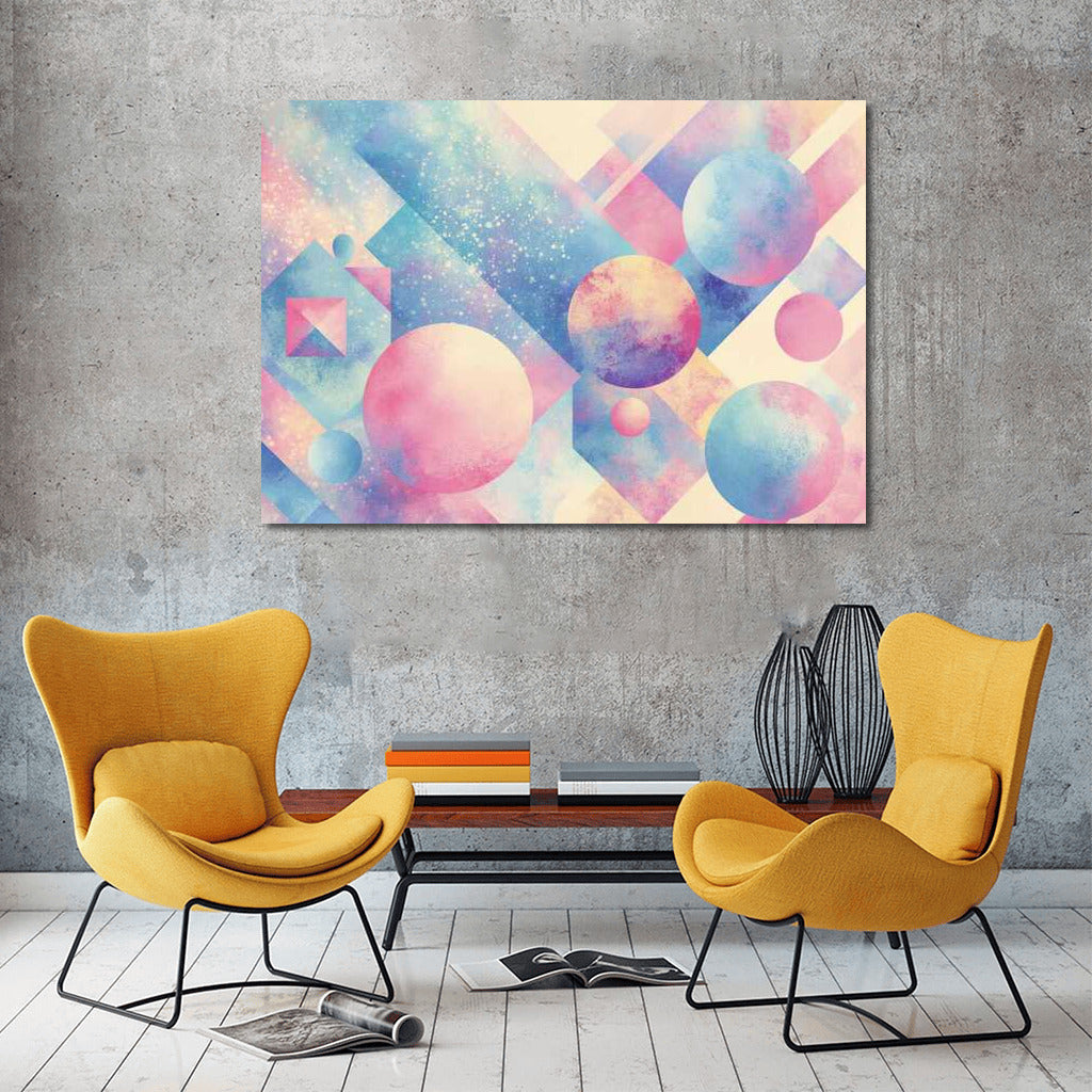 Dreamy Vortex: Vaporwave Abstract Collage