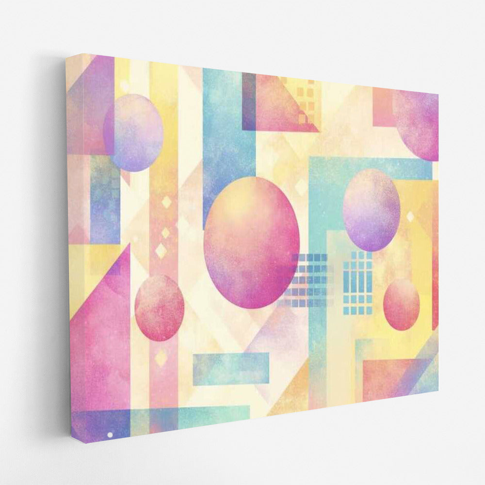 Vaporwave Abstract: Pastel World of Forms