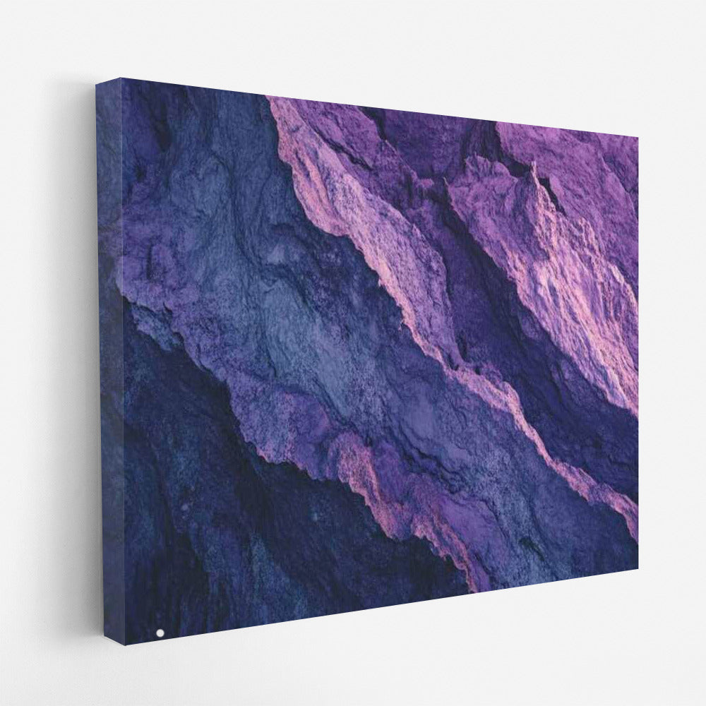 Violet Symphony: Abstract Vortex in Dark Blue Tones