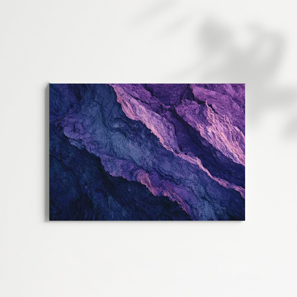 Violet Symphony: Abstract Vortex in Dark Blue Tones
