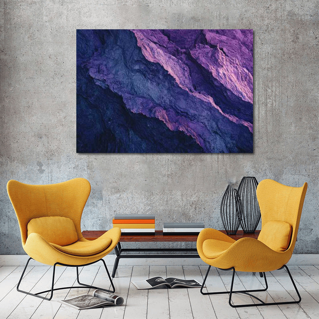 Violet Symphony: Abstract Vortex in Dark Blue Tones