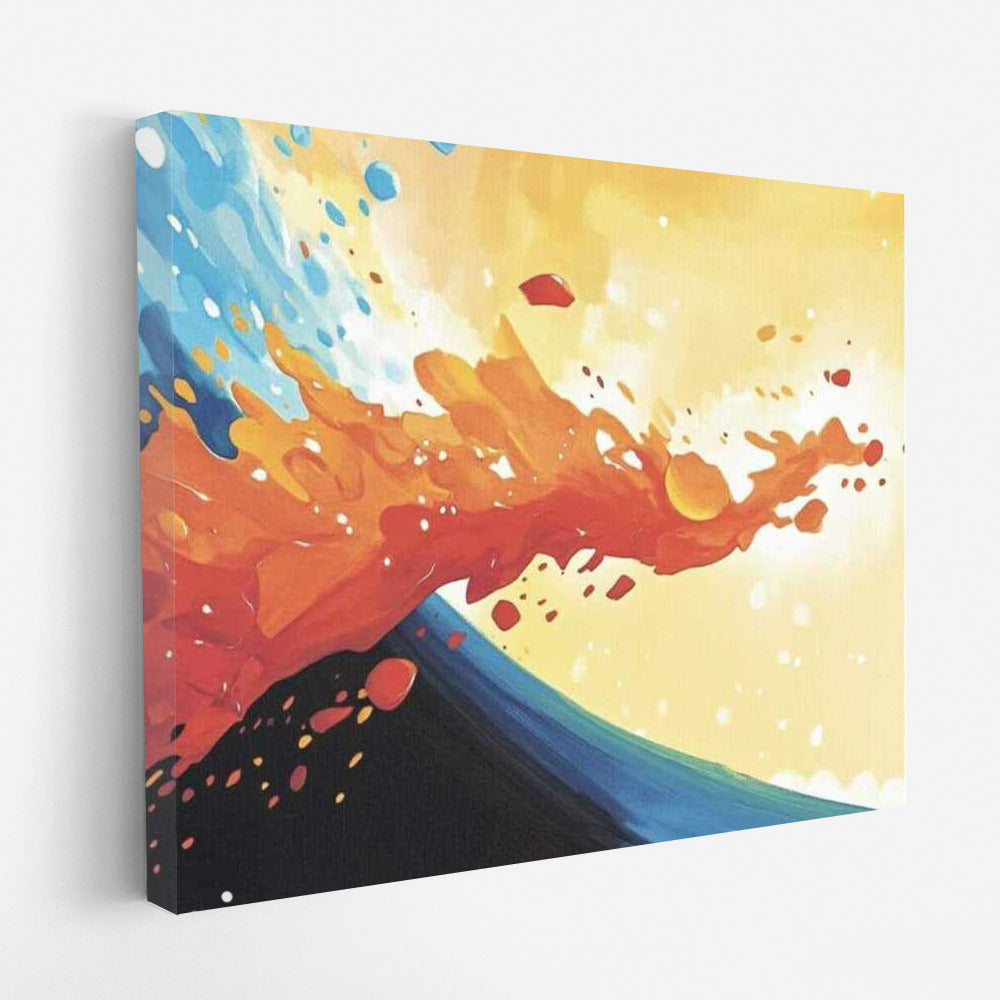 Energy Explosion: Abstract Flow of Creativity
