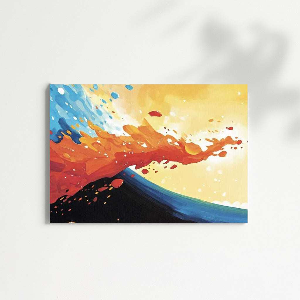 Energy Explosion: Abstract Flow of Creativity