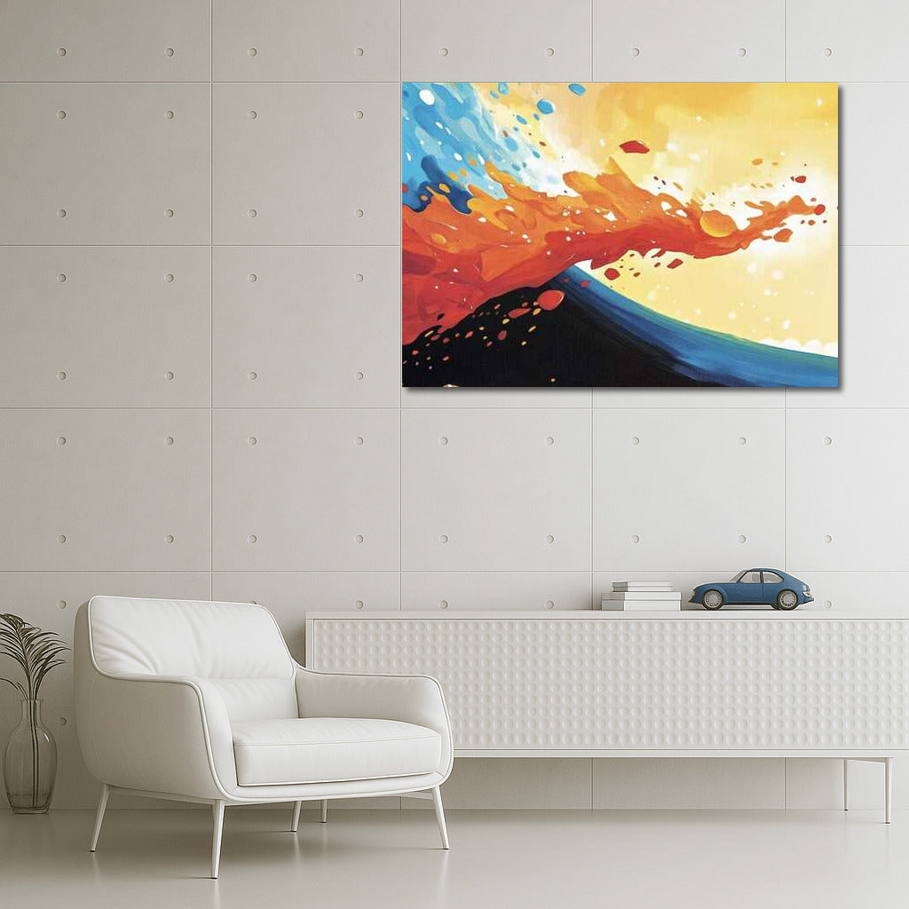 Energy Explosion: Abstract Flow of Creativity