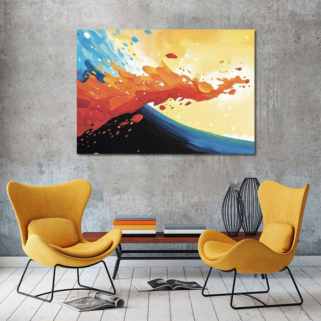 Energy Explosion: Abstract Flow of Creativity