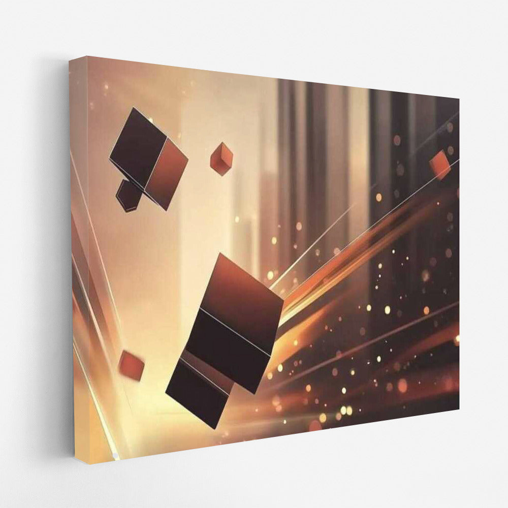Dance of Light: Abstract Geometric Flow