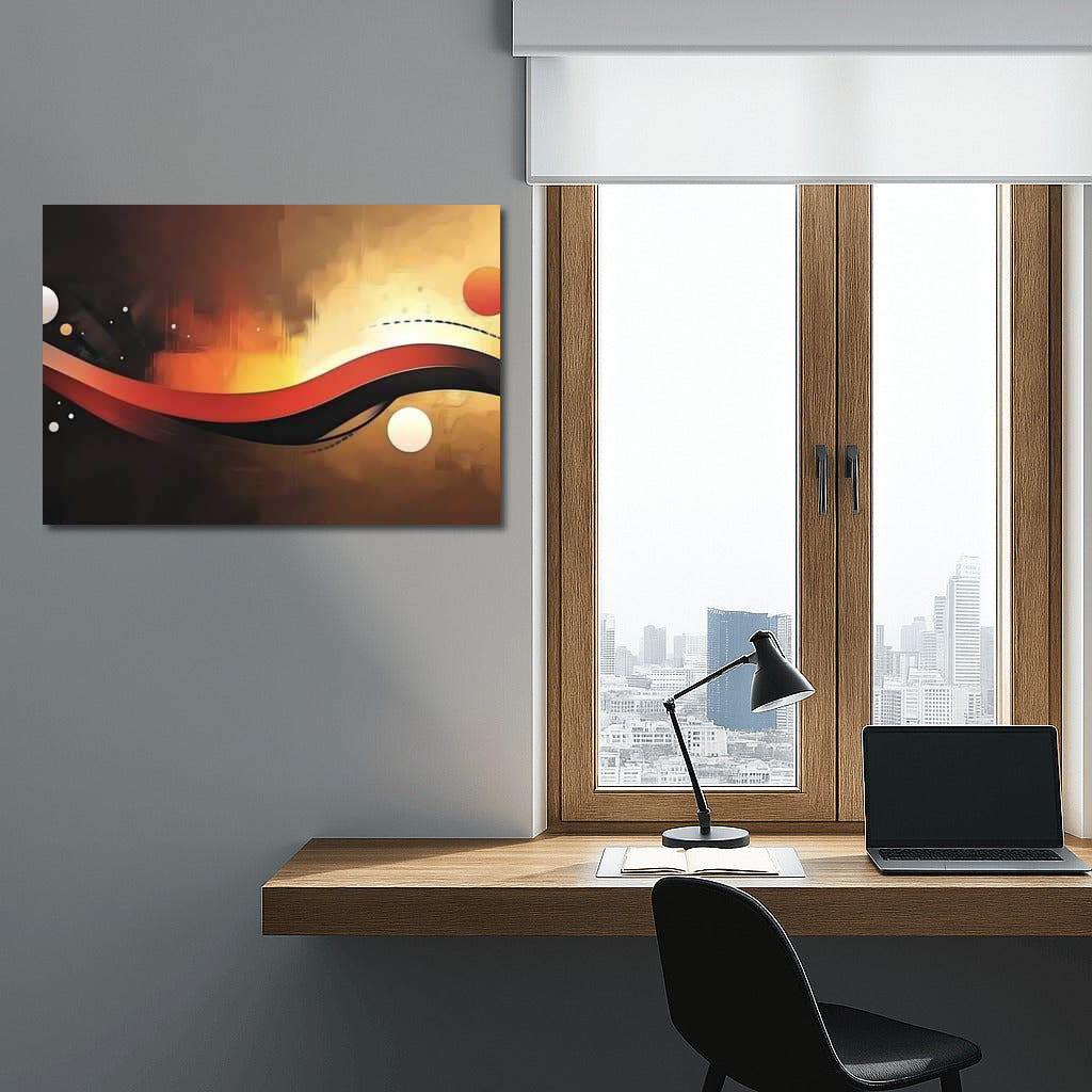 Waves of Abstract Geometry: Color Symphony