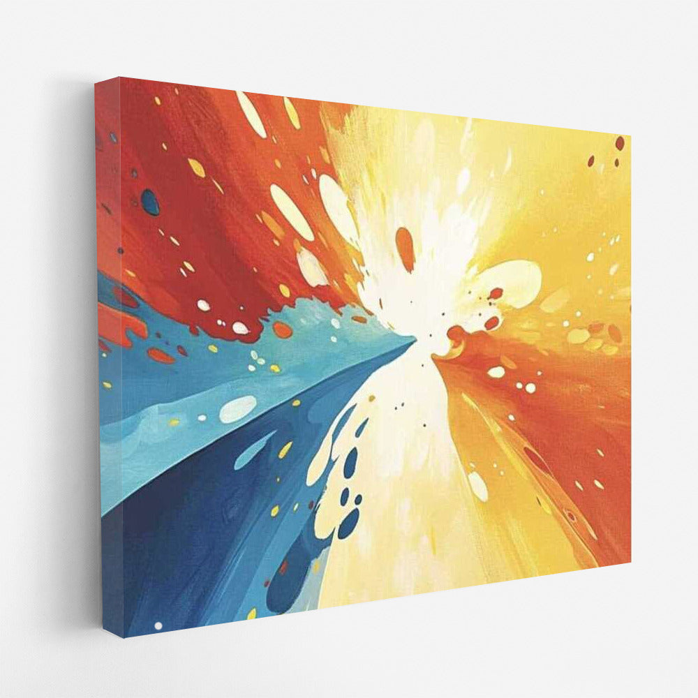 Energy Vortex: Abstract Flow of Colors