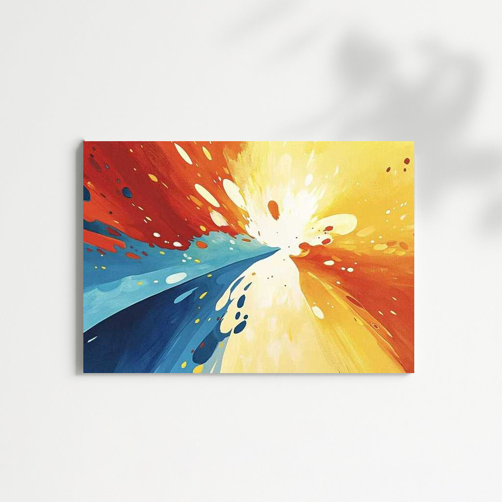 Energy Vortex: Abstract Flow of Colors